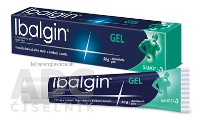 IBALGIN GEL 5 % 1X50 G