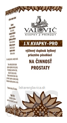 J.V. KVAPKY - PRO NA ČINNOSŤ PROSTATY 1X50 ML