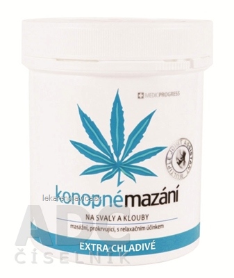 KONOPNÉ MAZANIE EXTRA CHLADIVÉ 1X250 ML