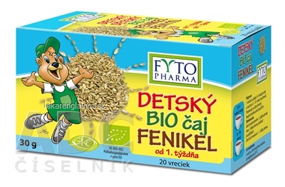 FYTO DETSKY BIO CAJ FENIKEL                        (OD 1. TYZDNA) 20X1,5 G (30 G)