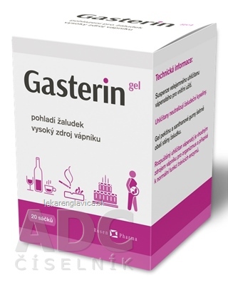 GASTERIN GEL - ROSENPHARMA                         VRECUSKA 1X20 KS