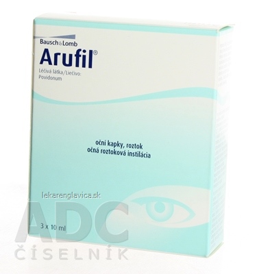 ARUFIL OČNÉ KVAPKY 3X10 ML