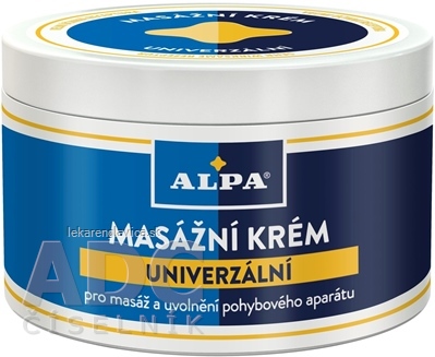 ALPA MASÁŽNY KRÉM 1X250 ML