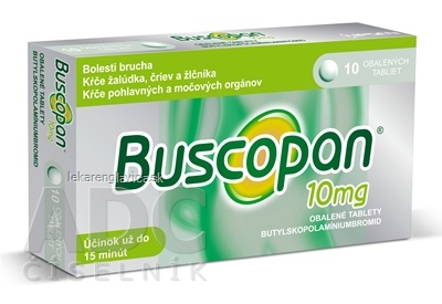 BUSCOPAN 10 MG TABLETY 1X10 KS