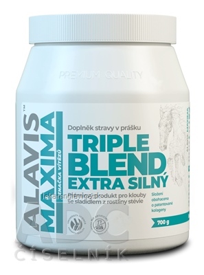 ALAVIS MAXIMA TRIPLE BLEND EXTRA SILNY             700G S AROMOU A SLADIDLOM, PRASOK 1X700 G