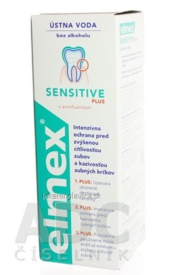 ELMEX ÚSTNA VODA SENSITIVE PLUS 1X400 ML