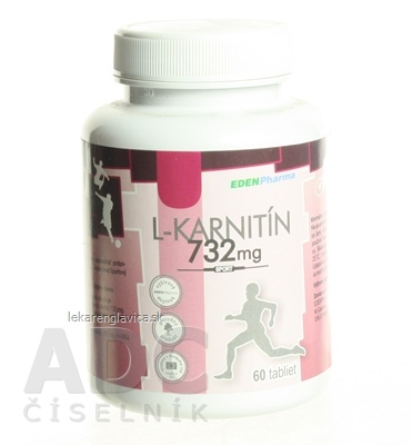 EDENPHARMA L-KARNITIN 732MG TABLETY 1X60 KS