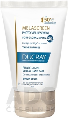 DUCRAY MELASCREEN SOIN GLOBAL MAINS SPF50+ 50ML FOTOSTARNUTIE, STAROSTLIVOST O RUKY