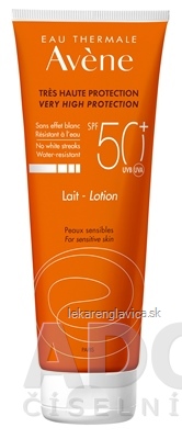 AVENE LAIT SPF50+ MLIEKO 1X250 ML