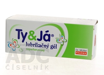 DR. MÜLLER TY&JÁ LUBRIKAČNÝ GÉL NEPARFEMOVANÝ 1X50 ML
