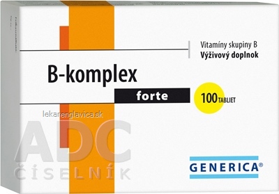 GENERICA B-KOMPLEX FORTE TABLETY 1X100 KS
