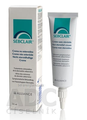 SEBCLAIR KRÉM DERMÁLNY PRI SEBOROICKEJ DERMATITÍDE 1X30 ML