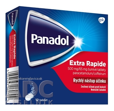PANADOL EXTRA RAPIDE šumivé tablety 500mg 1X12KS