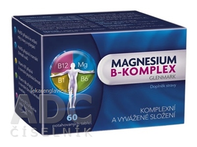 MAGNESIUM B-KOMPLEX GLENMARK TABLETY 1X60 KS
