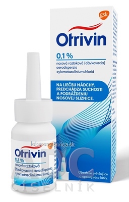 OTRIVIN 0,1 % Nosový sprej  1X10 ML 