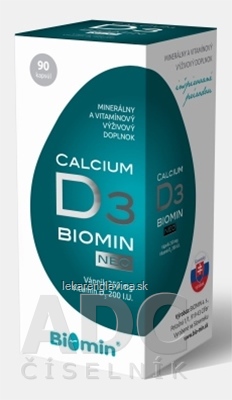 BIOMIN CALCIUM NEO S VITAMINOM D 90 KAPSUL