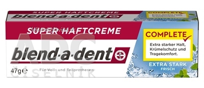 BLEND-A-DENT EXTRA STARK FRISH COMPLETE SUPER FIXAČNÝ DENTÁLNY KRÉM 1X47 G