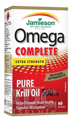 JAMIESON OMEGA COMPLETE PURE KRILL KAPSULY 1X60 KS