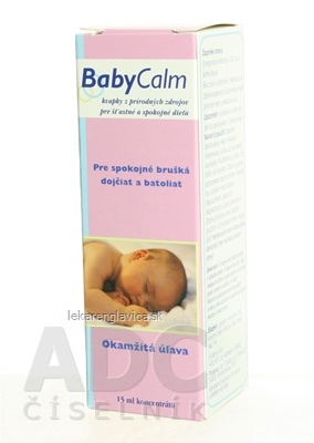 BABYCALM KVAPKY (PRE SPOKOJNÉ BRUŠKÁ) 1X15 ML