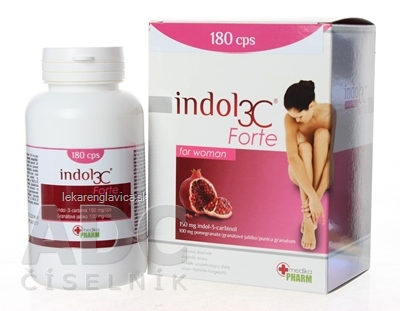 INDOL3C FORTE FOR WOMAN                            180KS CPS TROJMESACNA KURA 1X180 KS