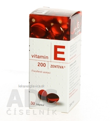 VITAMIN E 200 MG ZENTIVA 1X30 KS