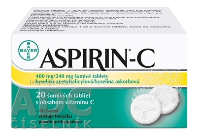 ASPIRIN-C šumivé tablety 1X20 KS