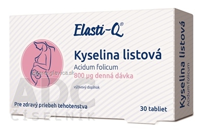 ELASTI-Q KYSELINA LISTOVÁ 800 TABLETY 1X30 KS