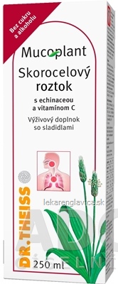 MUCOPLANT SKOROCELOVÝ SIRUP S ECHINACEOU A VIT. C 1X320 G