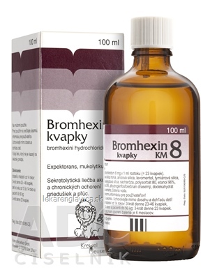 BROMHEXIN 8-KVAPKY KM 1X100 ML