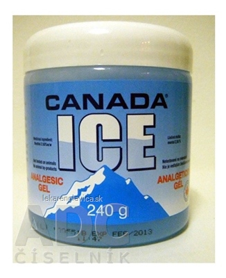 CANADA ICE GÉL PROTI BOLESTI A ÚNAVE SVALOV 1X240 ML