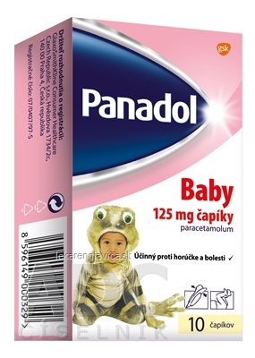 PANADOL BABY ČAPÍKY 125 MG 1X10 KS