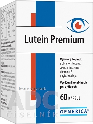 GENERICA LUTEIN PREMIUM KAPSULY 1X60 KS