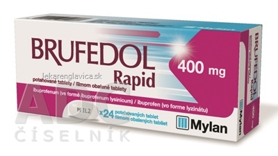 BRUFEDOL RAPID 400 MG TABLETY 1X24 KS