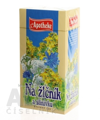 APOTHEKE BYLINNÝ ČAJ NA ŽLČNÍK A SLINIVKU 20X1,5 G 