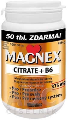 MAGNEX CITRATE + B6                                1X150 KS