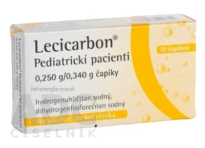 LECICARBON PEDIATRICKI PACIENTI SUP 10(5X2)X0,250 G/0,340 G (BLIS.PVC/PE)