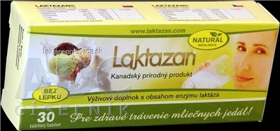 LAKTAZAN TABLETY S PRÍCHUŤOU MÄTY 1X30 KS