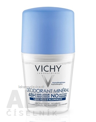 VICHY DEO ROLL -ON MINERAL 50ML 50ML MINERALNY DEODORANT