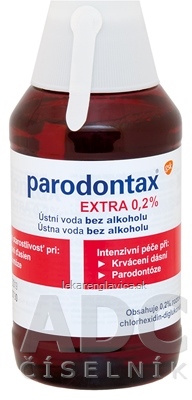 PARODONTAX EXTRA ÚSTNA VODA 0,2% 1X300 ML