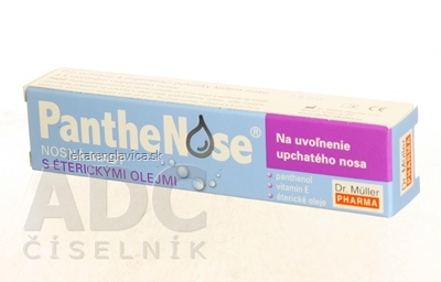 DR. MÜLLER PANTHENOSE NOSNÁ MASŤ S ÉTERICKÝMI OLEJMI, NA UVOĽNENIE 1X7,5 ML