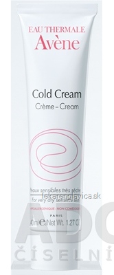 AVENE COLD CREAM KRÉM NA VEĽMI SUCHÚ CITLIVÚ POKOŽKU 1X40 ML