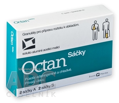 OCTAN SACKY - ROSENPHARMA 4KS GRANULATY NA PRIPRAVU OBKLADOV VO VRECUSKA 2X2