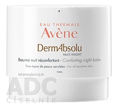 AVE DERMABSOLU NUIT 40ML NOCNY BALZAM NAVRACAJUCI KOMFORT PLETI