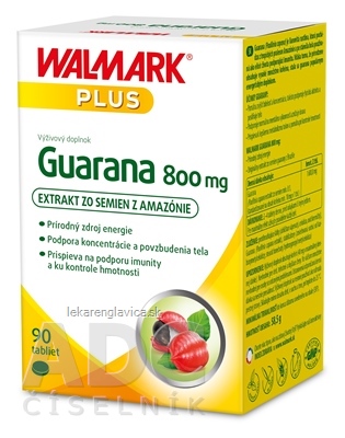 WALMARK GUARANA 800 MG                             90KS TBL 1X90 KS