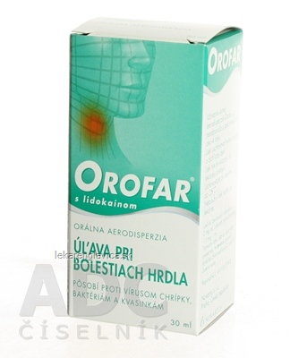 OROFAR ORALNA AERODISPERZIA 1X30 ML