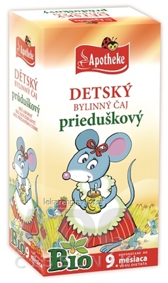 APOTHEKE DETSKÝ ČAJ PRIEDUŠKOVÝ (OD UKONČENÉHO 9. MESIACA) 20X1,5 G (30 G)