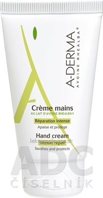 A-DERMA CREME MAINS AU LAIT D’AVOINE RHEALBA       1X50 ML