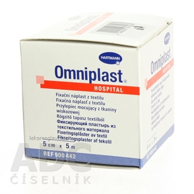 OMNIPLAST NÁPLASŤ TEXTILNÁ NA CIEVKE (5CMX5M) 1X1KS