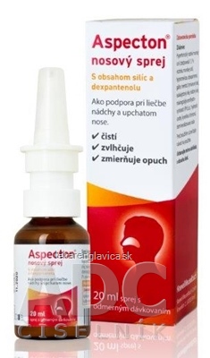 ASPECTON NOSOVY SPREJ 20ML S OBSAHOM SILIC A DEXPANTENOLU