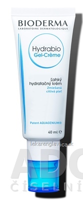 BIODERMA HYDRABIO GEL-CREME 40 ML ĽAHKÝ HYDRATAČNÝ GÉL-KRÉM